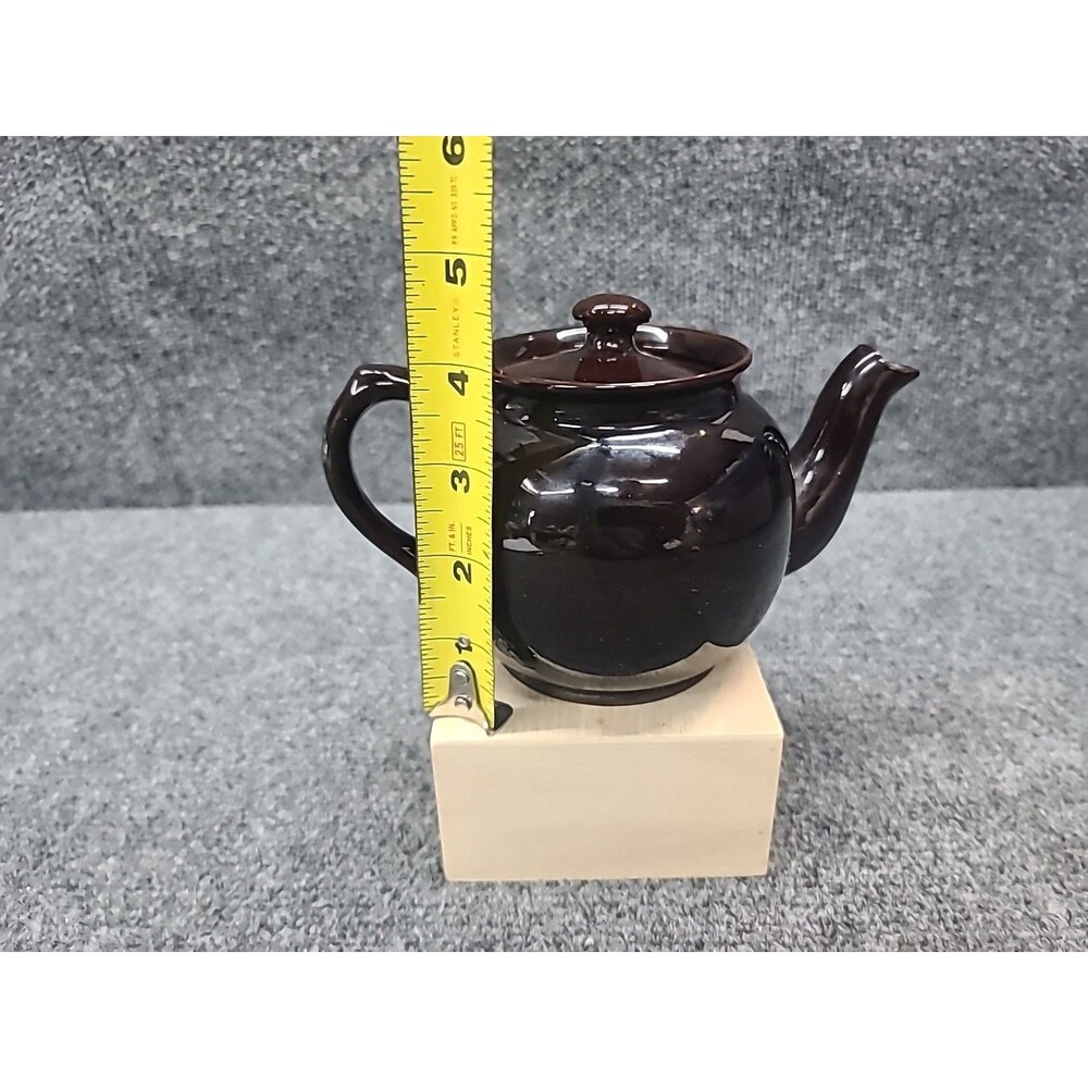Vintage Brown  Small Teapot  for Single Serving Made In ENGLAND - Picture 5 of 8